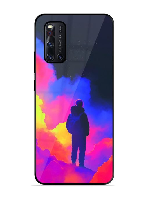 Cosmic Wanderer Glossy Soft Edge Case for Vivo V19 Chachhi