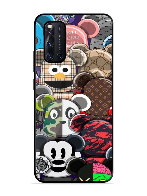 Streetwear Bearbrick Extravaganza Glossy Soft Edge Case for Vivo V19 Chachhi