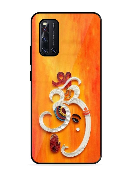 Ganesha In Quilling Art Glossy Soft Edge Case for Vivo V19 Chachhi