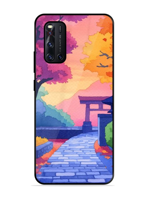 Autumnal Serenity Glossy Soft Edge Case for Vivo V19 Chachhi