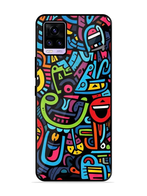 Doodlephoria Glossy Soft Edge Case for Vivo V20