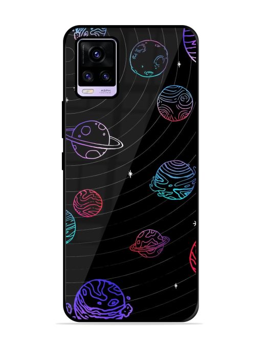 Cosmic Ballet Glossy Soft Edge Case for Vivo V20