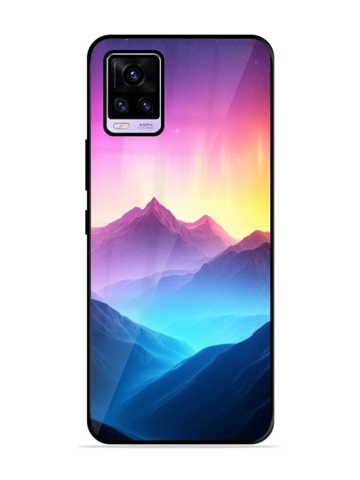 Cosmic Mountains Glossy Soft Edge Case for Vivo V20