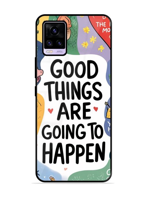 Uplifting Scribbles Glossy Soft Edge Case for Vivo V20 Pro Chachhi