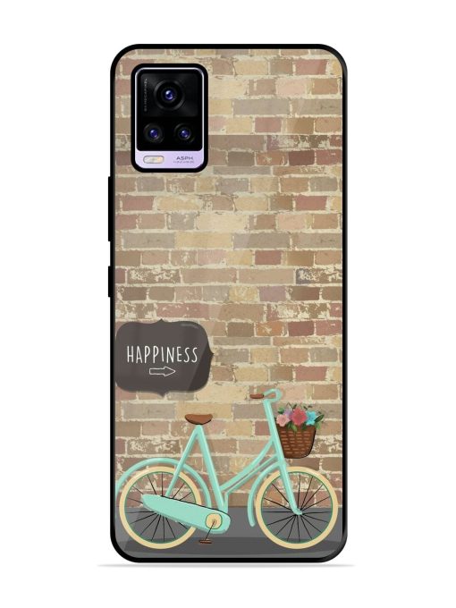 Pedaling Towards Happiness Glossy Soft Edge Case for Vivo V20 Pro Chachhi