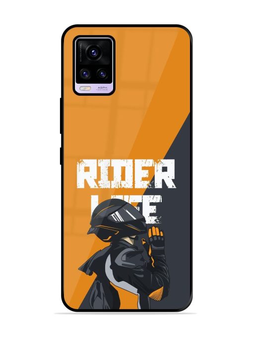 Ride Never Ends Glossy Soft Edge Case for Vivo V20 Pro Chachhi