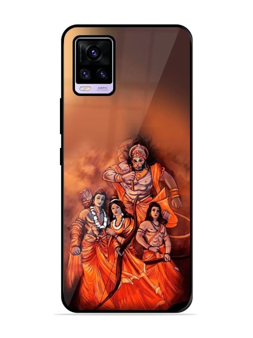 Sita Ram Glossy Soft Edge Case for Vivo V20 Pro Chachhi