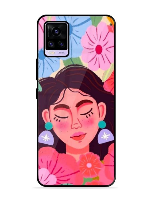 Blooming Serenity Glossy Soft Edge Case for Vivo V20 Pro Chachhi