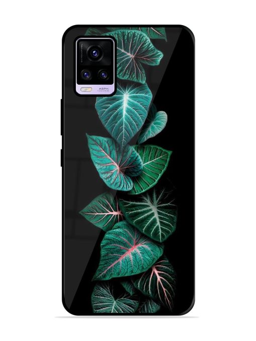 Emerald Elegance Glossy Soft Edge Case for Vivo V20 Pro Chachhi