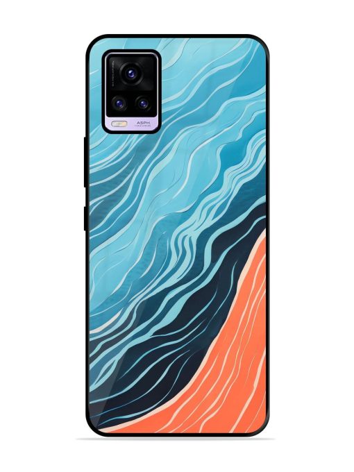 Oceanic Divide Glossy Soft Edge Case for Vivo V20 Pro Chachhi