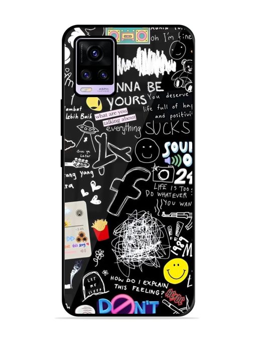 Doodle Diary Glossy Soft Edge Case for Vivo V20 Pro Chachhi