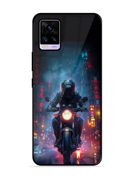 Neon Nights Glossy Soft Edge Case for Vivo V20 Pro Chachhi