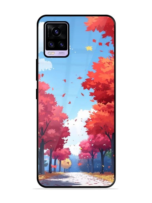 Autumn'S Embrace Glossy Soft Edge Case for Vivo V20 Pro Chachhi