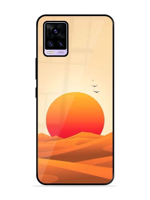 Desert Sunset Glossy Soft Edge Case for Vivo V20 Pro Chachhi