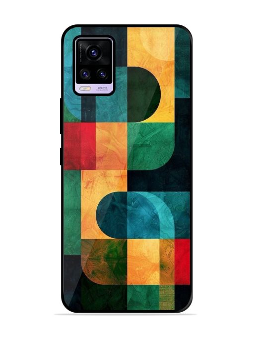 Geometric Harmony Glossy Soft Edge Case for Vivo V20 Pro Chachhi