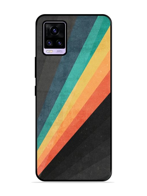 Retro Spectrum Glossy Soft Edge Case for Vivo V20 Pro Chachhi