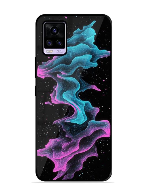 Cosmic Currents Glossy Soft Edge Case for Vivo V20 Pro Chachhi