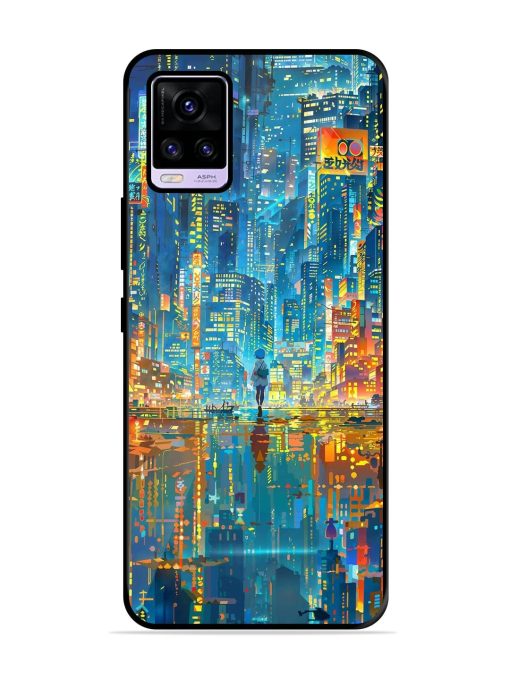 Neon Metropolis Glossy Soft Edge Case for Vivo V20 Pro Chachhi