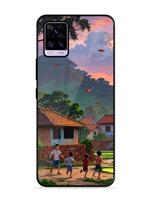 Sunset Play Glossy Soft Edge Case for Vivo V20 Pro Chachhi