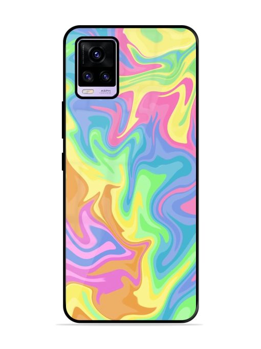 Whimsical Swirl Glossy Soft Edge Case for Vivo V20 Pro Chachhi