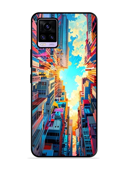 Skyward City Glossy Soft Edge Case for Vivo V20 Pro Chachhi