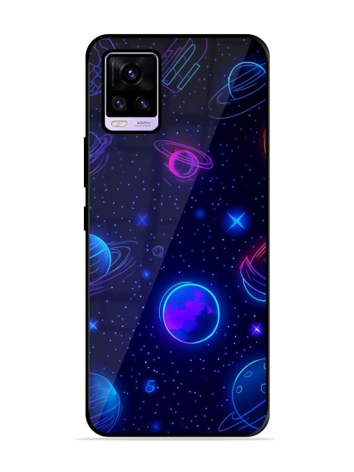 Neon Cosmos Glossy Soft Edge Case for Vivo V20 Pro Chachhi