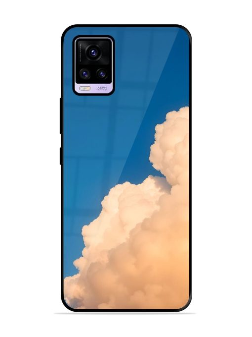 Golden Cloudscape Glossy Soft Edge Case for Vivo V20 Pro Chachhi