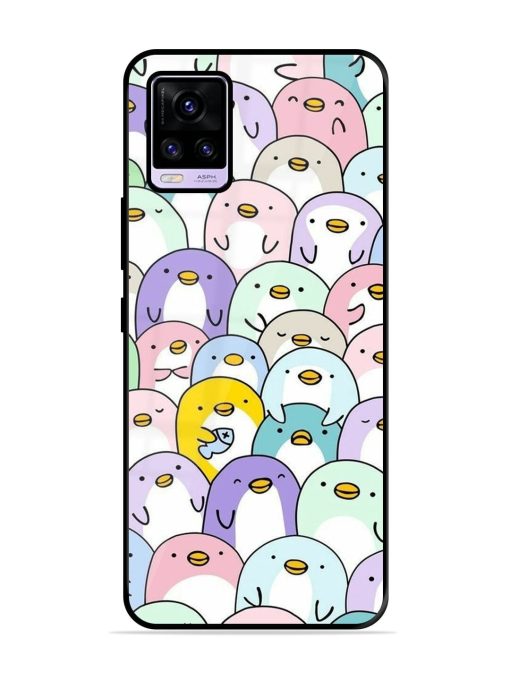 Penguin Party Glossy Soft Edge Case for Vivo V20 Pro Chachhi