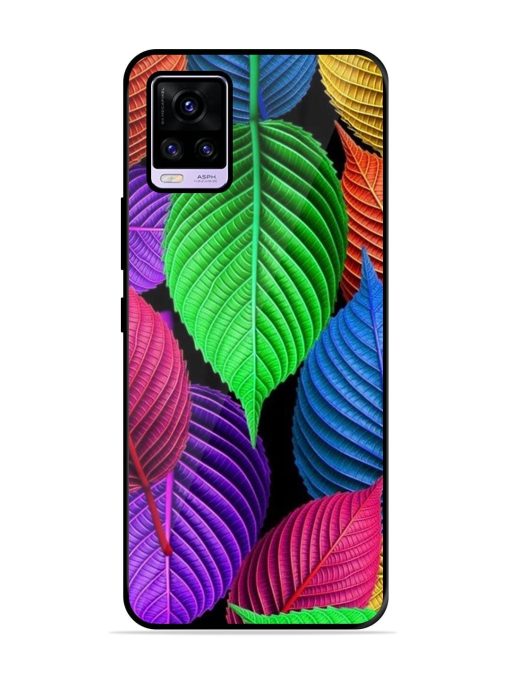 Rainbow Leaf Symphony Glossy Soft Edge Case for Vivo V20 Pro Chachhi