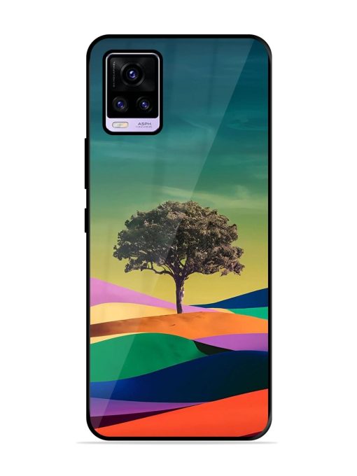 Rainbow'S Lone Sentinel Glossy Soft Edge Case for Vivo V20 Pro Chachhi