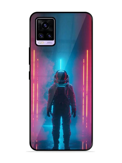 Neon Astronaut Glossy Soft Edge Case for Vivo V20 Pro Chachhi