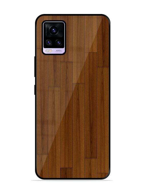 Warm Woodgrain Glossy Soft Edge Case for Vivo V20 Pro Chachhi