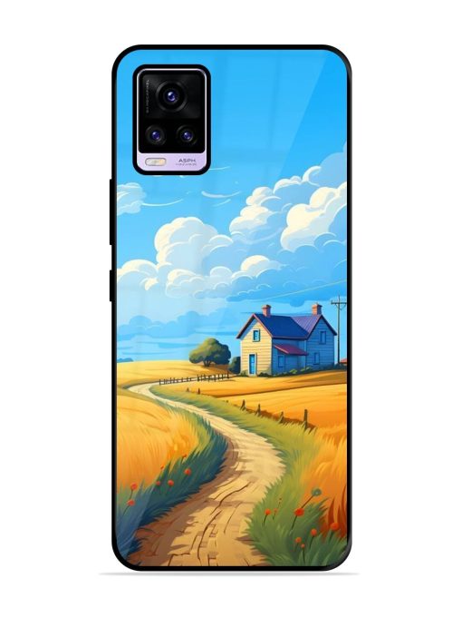 Countryside Cottage Glossy Soft Edge Case for Vivo V20 Pro Chachhi