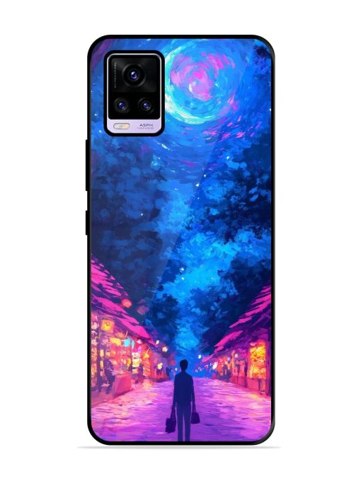 Neon Nightscape Glossy Soft Edge Case for Vivo V20 Pro Chachhi