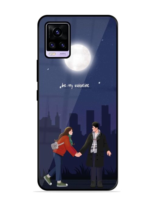 Moonlight Proposal Glossy Soft Edge Case for Vivo V20 Pro Chachhi