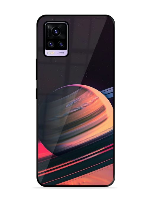 Neon Saturn Glossy Soft Edge Case for Vivo V20 Pro Chachhi