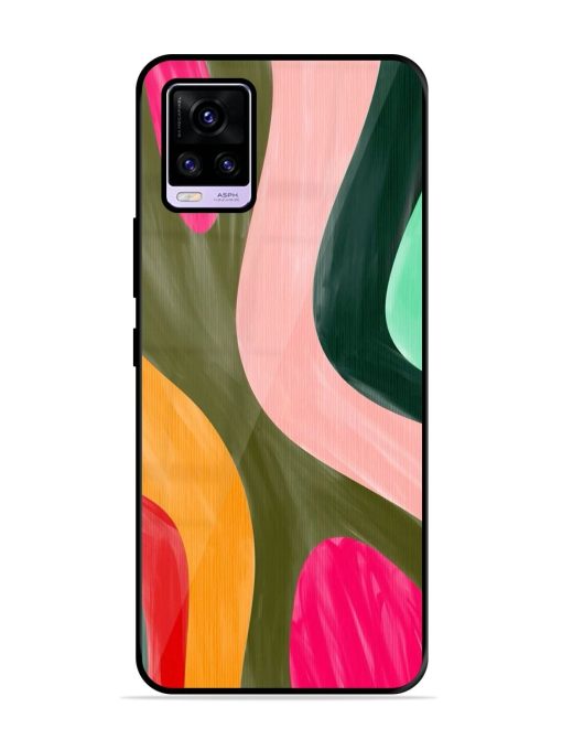 Wavy Wonderland Glossy Soft Edge Case for Vivo V20 Pro Chachhi