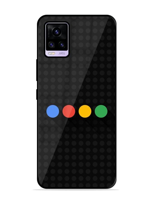 Google Dots Glossy Soft Edge Case for Vivo V20 Pro Chachhi