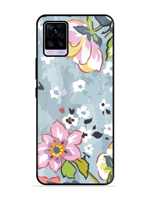 Floral Fantasy Glossy Soft Edge Case for Vivo V20 Pro Chachhi