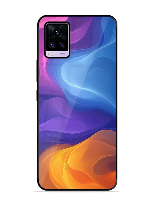 Cosmic Currents Glossy Soft Edge Case for Vivo V20 Pro Chachhi