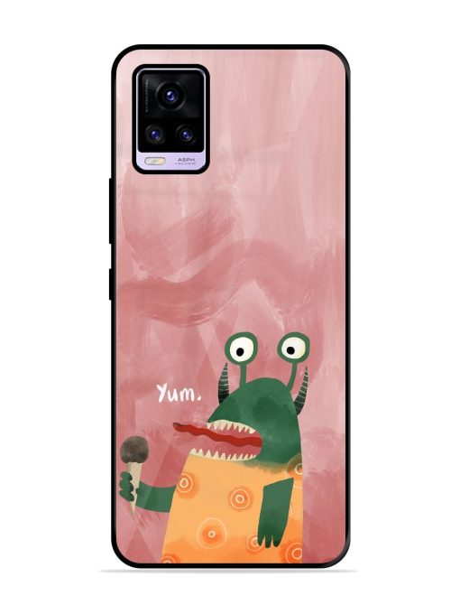 Hungry Monster Glossy Soft Edge Case for Vivo V20 Pro Chachhi