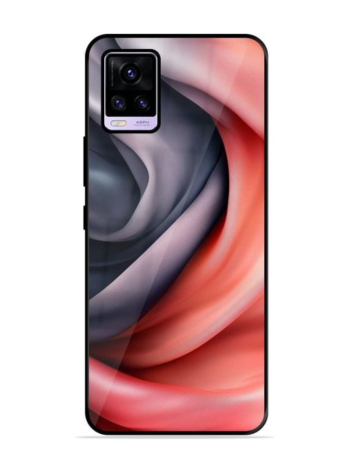 Swirling Silk Glossy Soft Edge Case for Vivo V20 Pro Chachhi