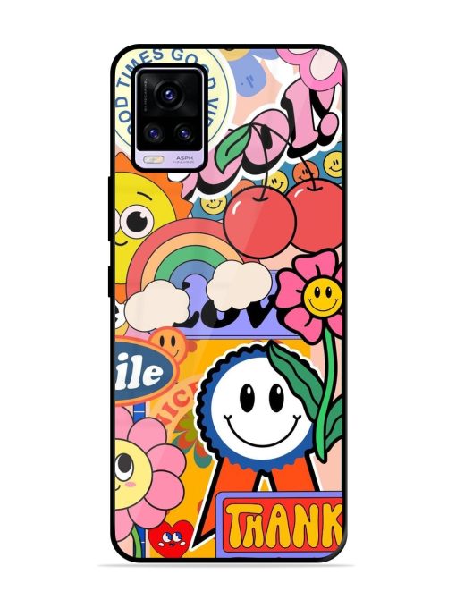 Good Times Good Vibes Glossy Soft Edge Case for Vivo V20 Pro