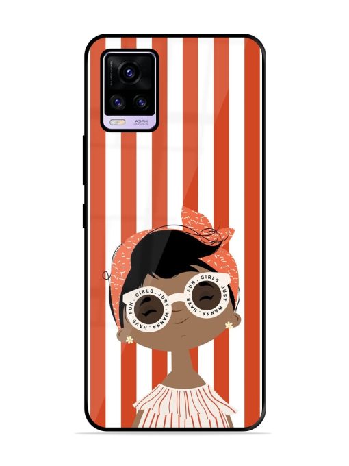 Girls Just Wanna Have Fun Glossy Soft Edge Case for Vivo V20 Pro Chachhi