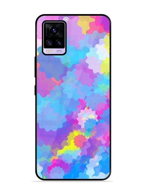 Psychedelic Cloud Burst Glossy Soft Edge Case for Vivo V20 Pro Chachhi