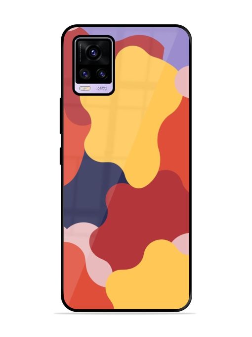 Gooey Color Chaos Glossy Soft Edge Case for Vivo V20 Pro Chachhi