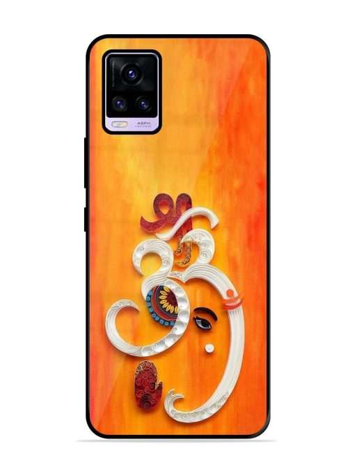 Ganesha In Quilling Art Glossy Soft Edge Case for Vivo V20 Pro Chachhi