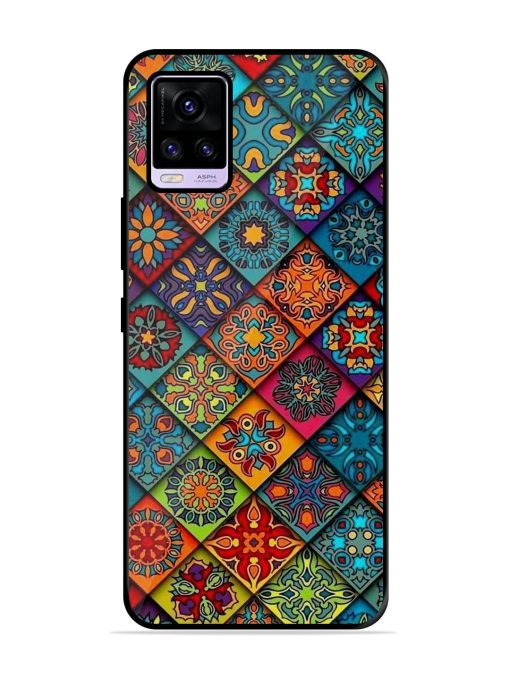 Patchwork Mandala Mosaic Glossy Soft Edge Case for Vivo V20 Pro Chachhi