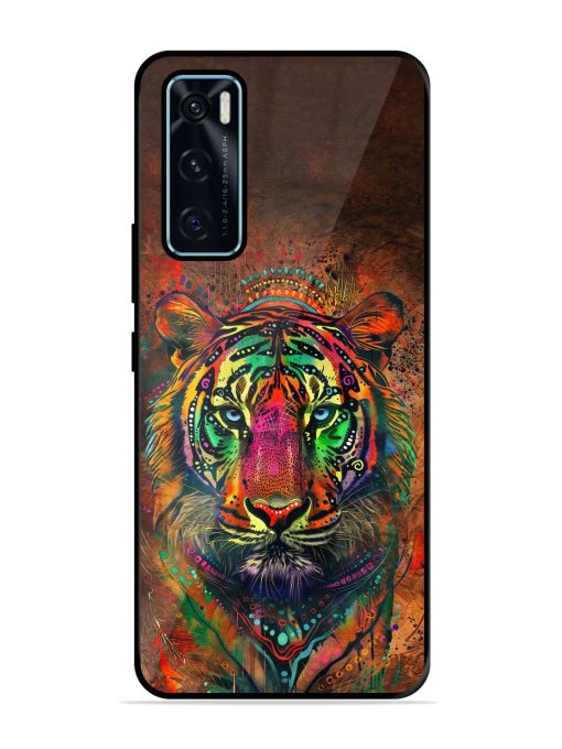 Cosmic Tiger Glossy Soft Edge Case for Vivo V20 Se Chachhi