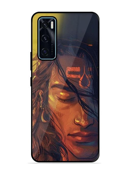 Tranquil Shiva Glossy Soft Edge Case for Vivo V20 Se Chachhi